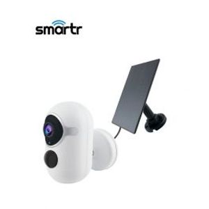 מצלמת WIFI סולארית נייחת SMARTR ,1080P HD ,IP65