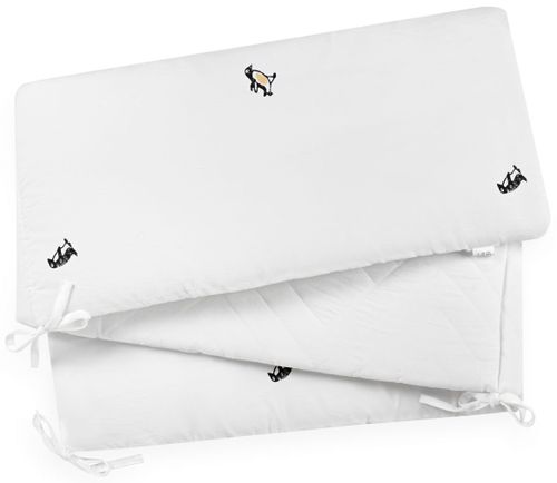 מגן ראש 100% כותנה לעריסת תינוק - פינגווין