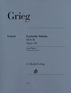 ספר תווים Grieg: Lyric Pieces Volume II, op. 38