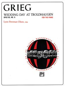 ספר תווים Grieg: Wedding Day at Troldhaugen, Opus 65, No. 6