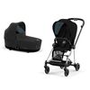 עגלה משולבת סייבקס מיוס 3 Mios (יבואן רשמי) Cybex- צבע שחור מלאנג' Stardust Black