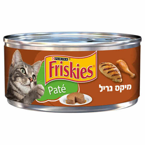 פריסקיז שימור לחתול פטה מיקס גריל 156 גרם
