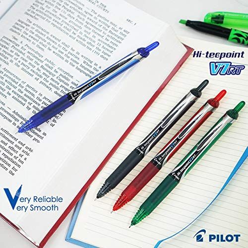 עט פיילוט טכנופוינט V7-RT לחצן אדום