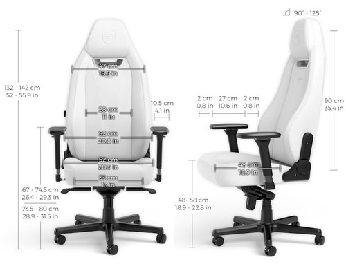 כיסא מנהלים Noblechairs Legend White Edition