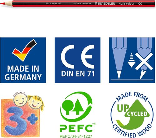 סט 24 צבעי עיפרון צבעוניים קלאסיים