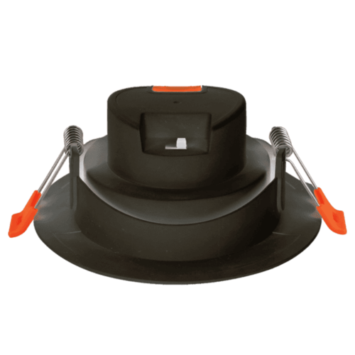 שקוע תקרה מתכוונן 12W שחור