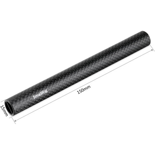 SmallRig 15mm 1872 Carbon Fiber Rod (150mm, 6 Inches) 