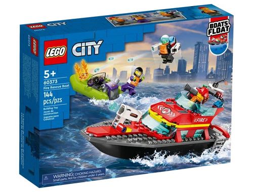LEGO CITY סירת חילוץ כיבוי אש 60373