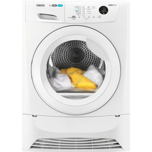 מייבש כביסה 8 קילו קונדנסור Zanussi  ZDCB284W 