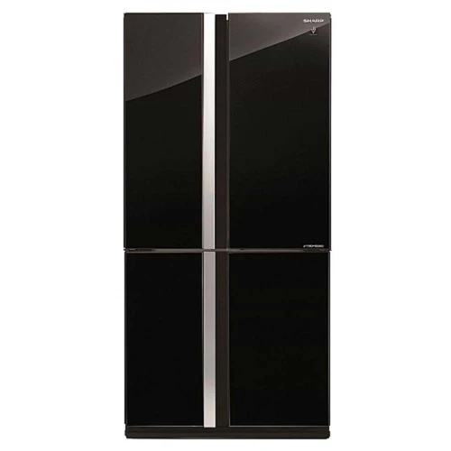  מקרר 4 דלתות מקפיא תחתון 611 ליטר דגם SHARP SJ-8942 שארפ בצבע שחור