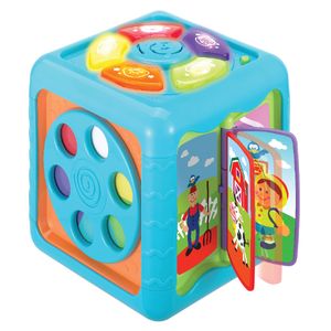 קוביית פעילות אורות וצלילים לפעוטות 6M+