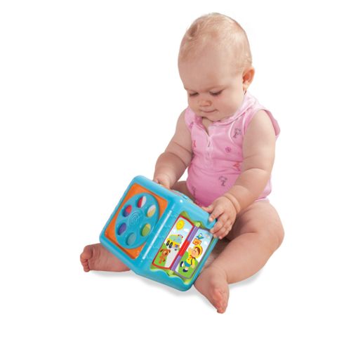 קוביית פעילות אורות וצלילים לפעוטות 6M+