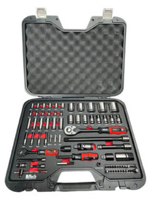 סט בוקסות Spline Dual ואביזרים 79 חלקים DR 1/4"+1/2" משולב 6 ב1
