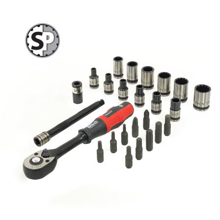 סט בוקסות Spline Dual ואביזרים 25 חלקים DR1/4