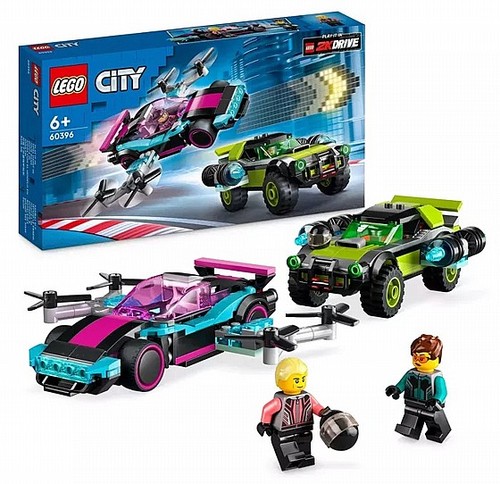 LEGO CITY מירוץ מכוניות משופרות 60396
