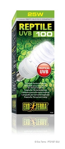 מנורה קומפקט UVB100 25W אקזוטרה