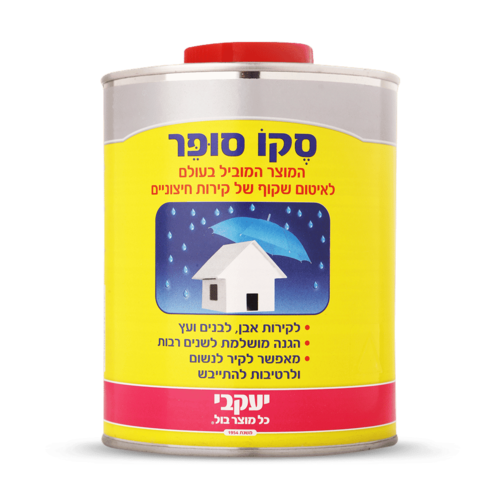 סקו סופר – חומר אטימה שקוף 1000 ML