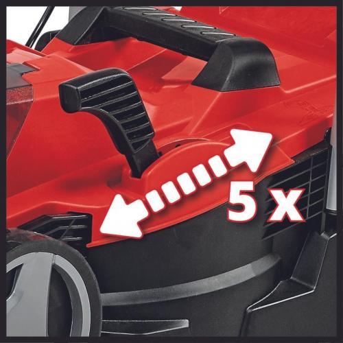 מכסחת דשא נטענת עוצמתית 18V EINHELL GE-CM 18-32 LI KIT 2.5AH [ סוללה 2.5 אמפר + מטען מהיר ]