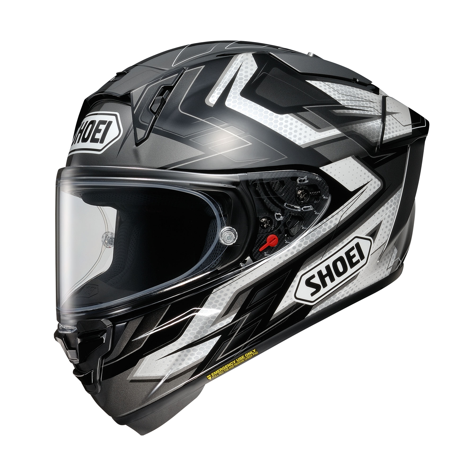 קסדת שואי מלאה שחור / אפור / לבן - SHOEI X-SPR PRO ESCALATE TC-5