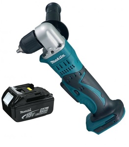מקדחה זוויתית 10 מ"מ מתח 18V כולל סוללה 5.0 אמפר MAKITA DDA351 מקיטה