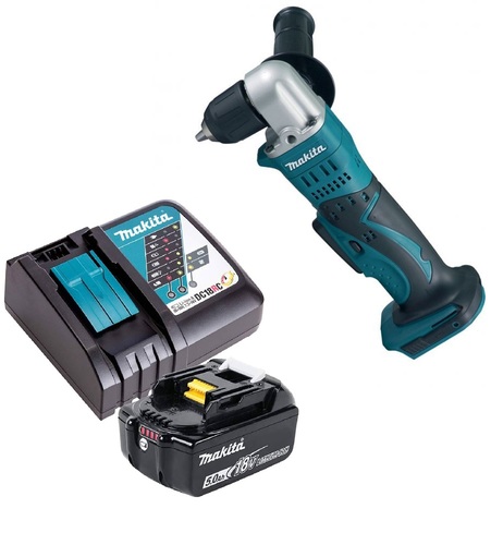 מקדחה זויתית 18V דגם DDA351 כולל סוללה 5AH מבית MAKITA