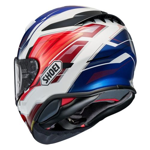קסדת שואי מלאה אדום/ לבן / כחול - SHOEI NXR2 CAPRICCIO TC-10