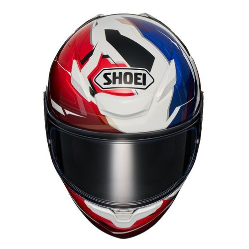 קסדת שואי מלאה אדום/ לבן / כחול - SHOEI NXR2 CAPRICCIO TC-10