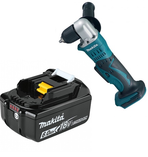 מקדחה זויתית 18V דגם DDA351 כולל סוללה 6AH (ללא מטען) מבית MAKITA