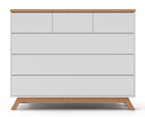 שידת החתלה 120 ס"מ עם מסילות שקטות אוטומטיות דגם מקאו