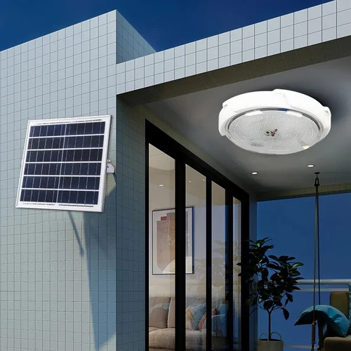מנורת תקרה סולארית 30W עם שלט אלחוטי