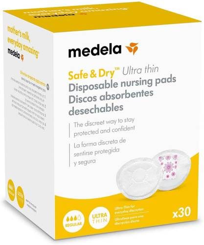 30 רפידות הנקה דקות במיוחד מדלה medela