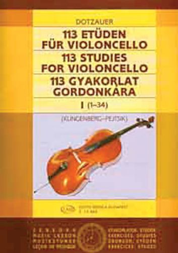 Dotzauer 113 Studies – Volume 1 For Cello  