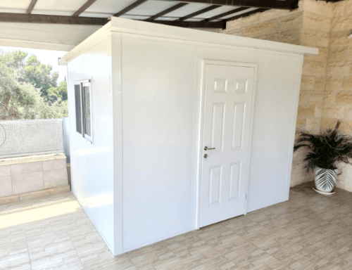 מחסן גינה פאנל מבודד 3x2 מטר
