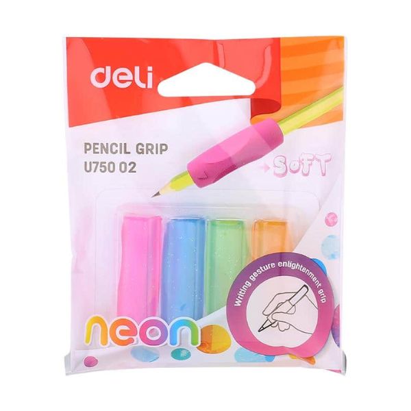מחזיק אורגונומי לעפרון , 4 יחידות PENCIL GRIP