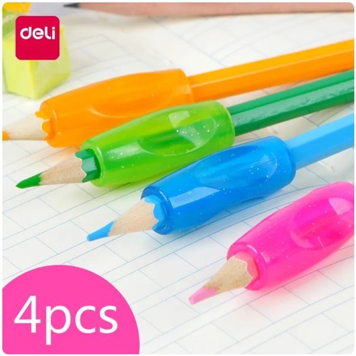 מחזיק אורגונומי לעפרון , 4 יחידות PENCIL GRIP