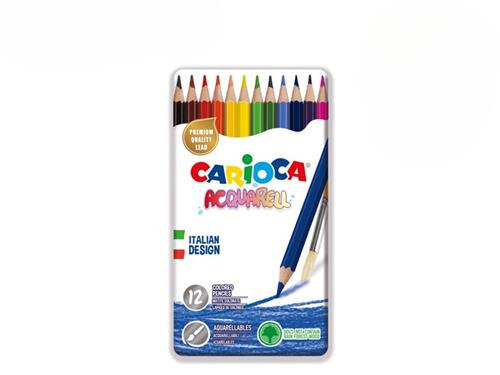 12 צבעי עפרון אקוורל