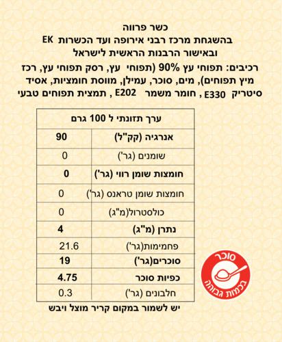 מלית תפוח עץ 5.5 ק