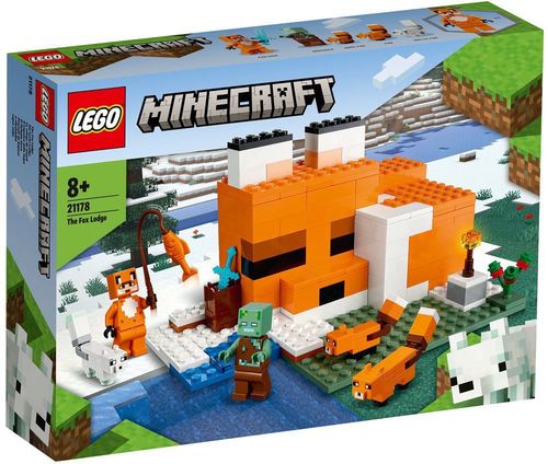 LEGO MINCRAFT בקתת השועל 21178