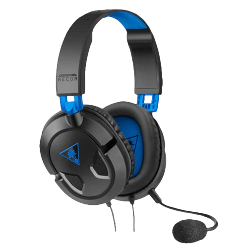 אוזניות גיימינג TURTLE BEACH RECON 50P Multi Platform – כחול שחור