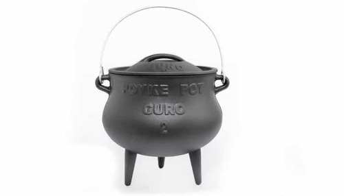 סיר פויקה מס' 2 עם רגלים  ברזל יצוק GURO