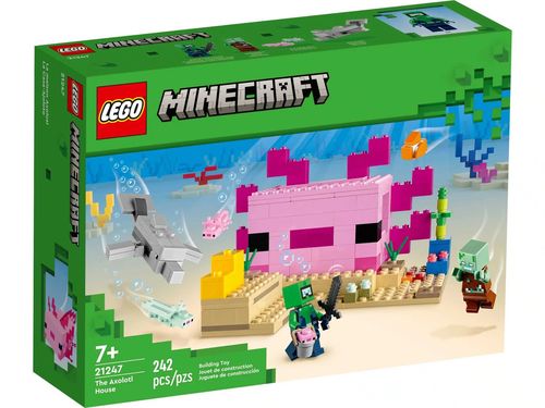 LEGO MINCRAFT בית אקסלוטל 21247