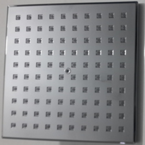 ראש מקלחת ניקל מרובע 20X20 ס"מ