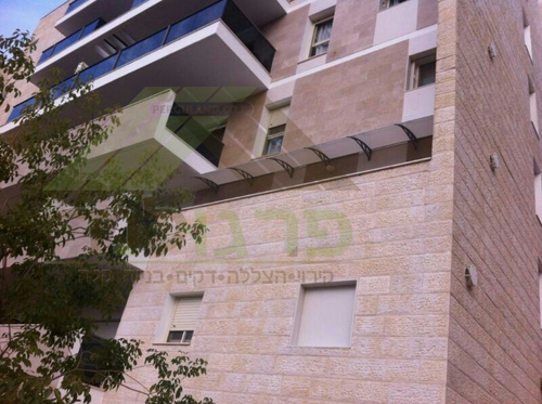 גגון כניסה , גגון דלת , גגון גשם , מדגם PERGUROOF גל ,זרועות פוליפרופילן החל מ 250 ש