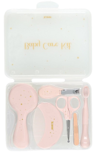 ערכת טיפול וטיפוח לתינוק 6 אביזרים - ורוד