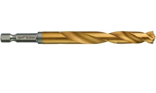 מקדח 10 מ״מ ברזל טיטניום לאימפקט Milwaukee
