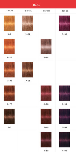 קטלוג מס' 2 Schwarzkopf Igora Royal REDS