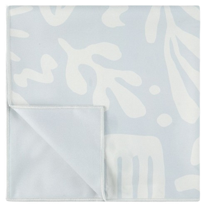 מגבת רחצה מיקרופייבר לבריכה ולים - כחול מודפס