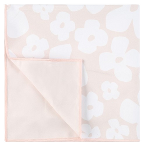 מגבת רחצה מיקרופייבר לבריכה ולים - ורוד פרחוני