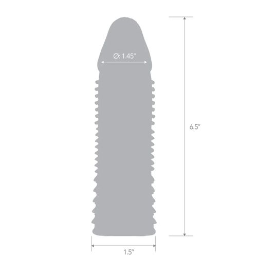 שרוול מאריך - Blue Line Triple Sensation Penis Enhancing Sleeve Extension