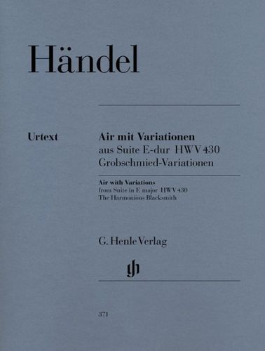 ספר תווים Handel: Air with Variations from Suite E major HWV 430 (The Harmonious Blacksmith)